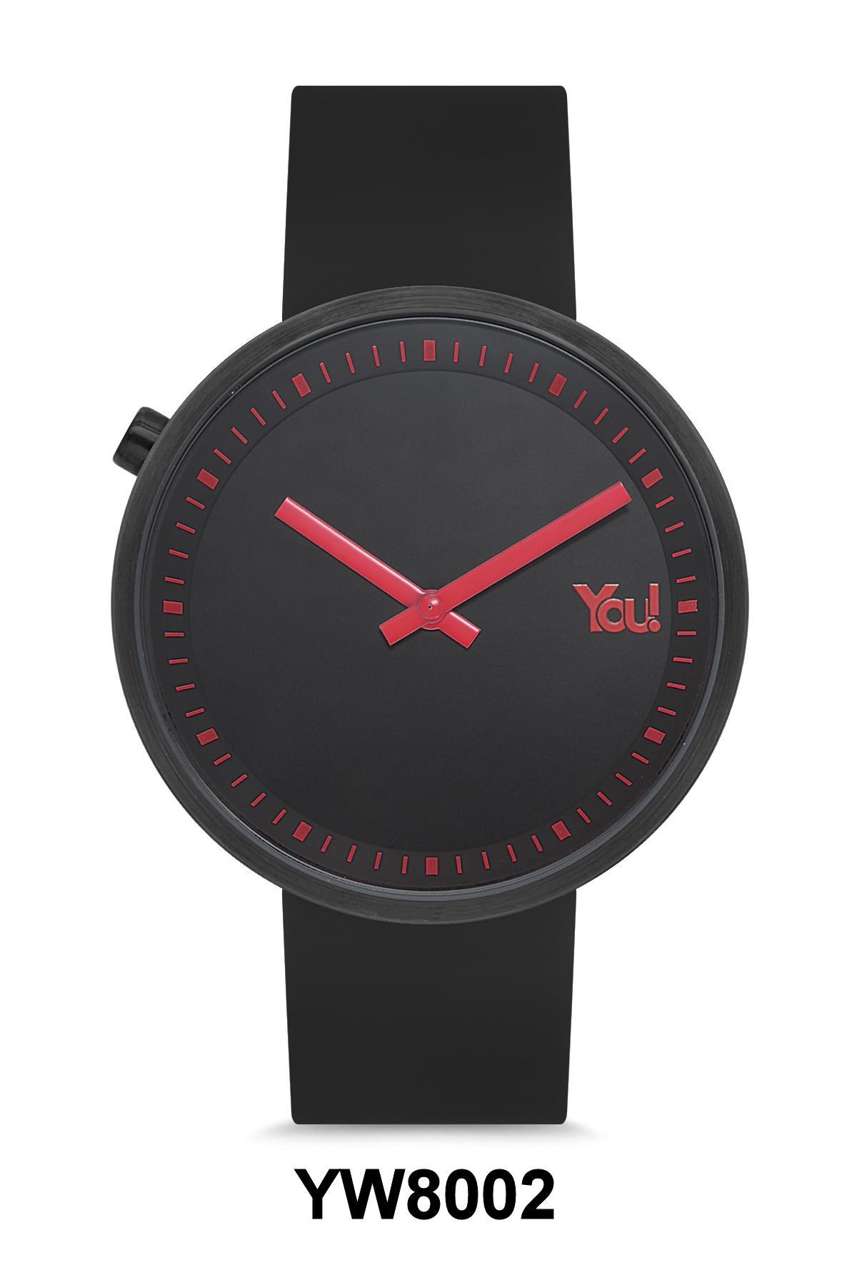 You Watch YW8002 42 mm Siyah Silikon Kordon Analog Kadın Kol Saati