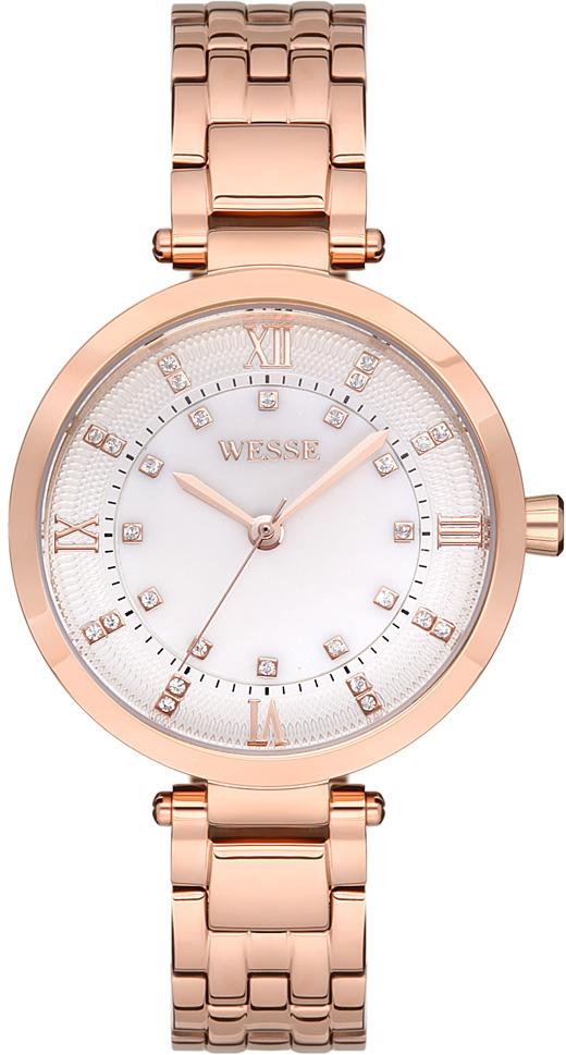 Wesse WWL301406 36 mm Rose Gold Çelik Kordon Analog Kadın Kol Saati