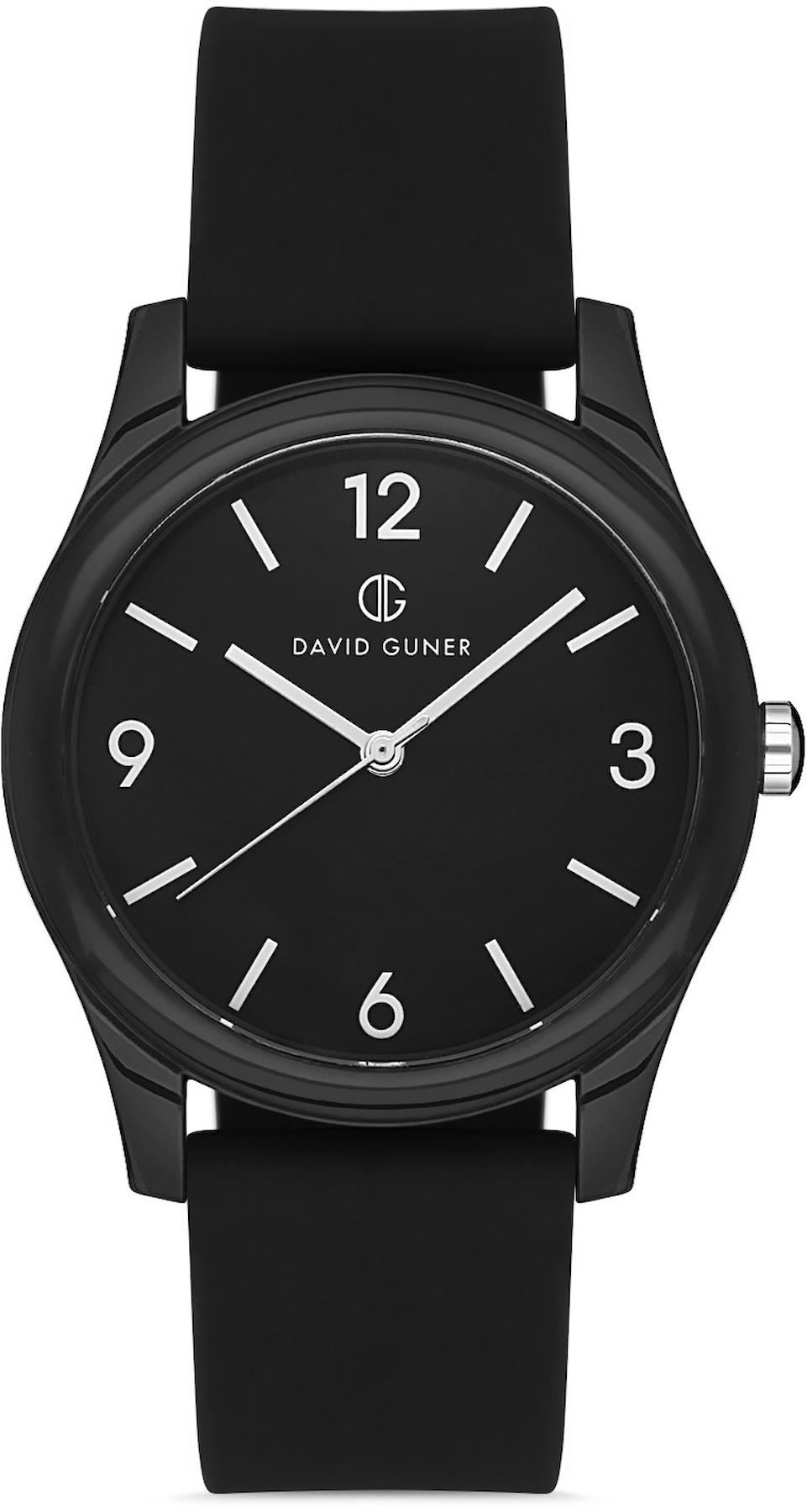 David Guner DG-8455LD-G2 35 mm Siyah Plastik Kordon Analog Kadın Kol Saati