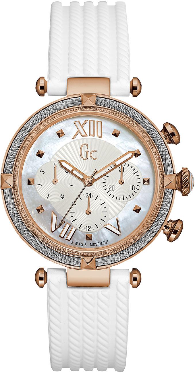 Guess GCY16004L1 Takvimli 37 mm Beyaz Silikon Kordon Analog Kadın Kol Saati