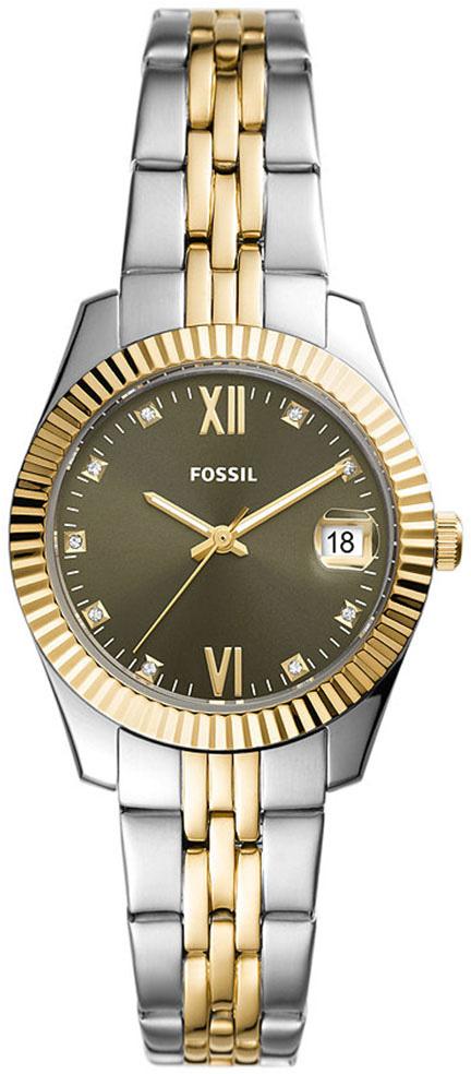 Fossil FES5123 32 mm Altın-Gri Çelik Kordon Analog Kadın Kol Saati