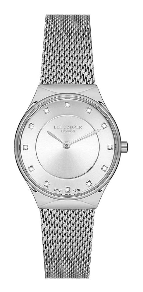 Lee Cooper LC07142.330 40 mm Gri Metal Kordon Analog Kadın Kol Saati