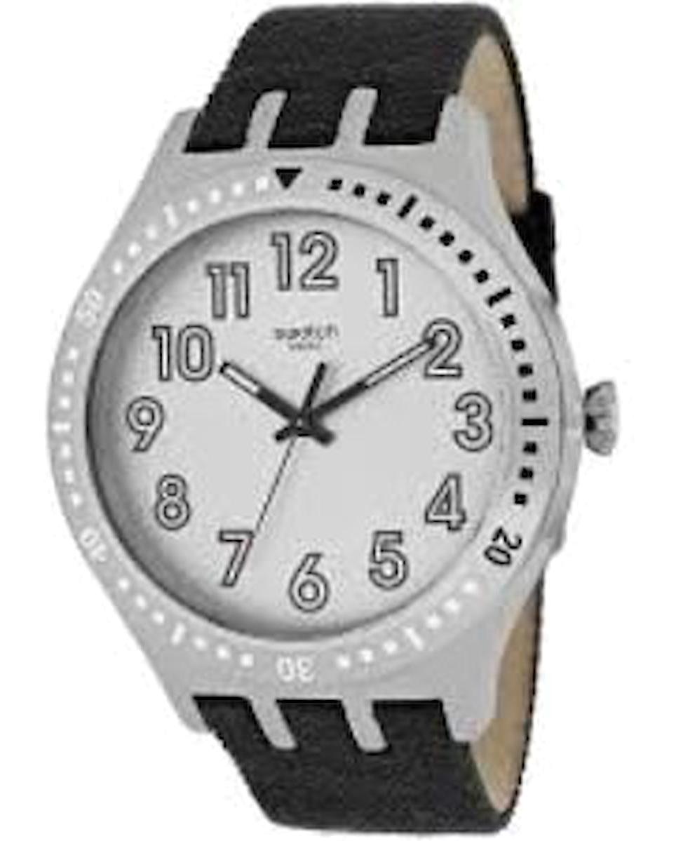 Swatch YTS100 43 mm Siyah Deri Kordon Analog Kadın Kol Saati