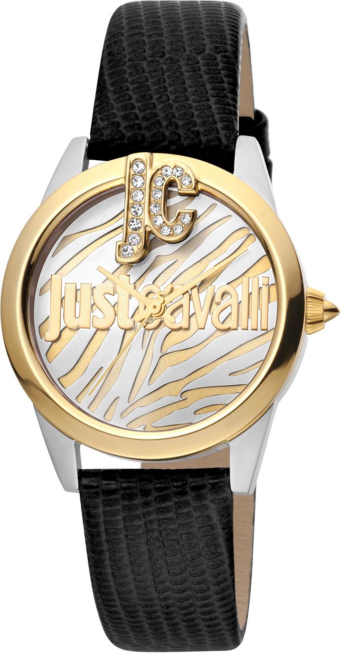 Just Cavalli JC1L099L0045 32 mm Siyah Deri Kordon Analog Kadın Kol Saati