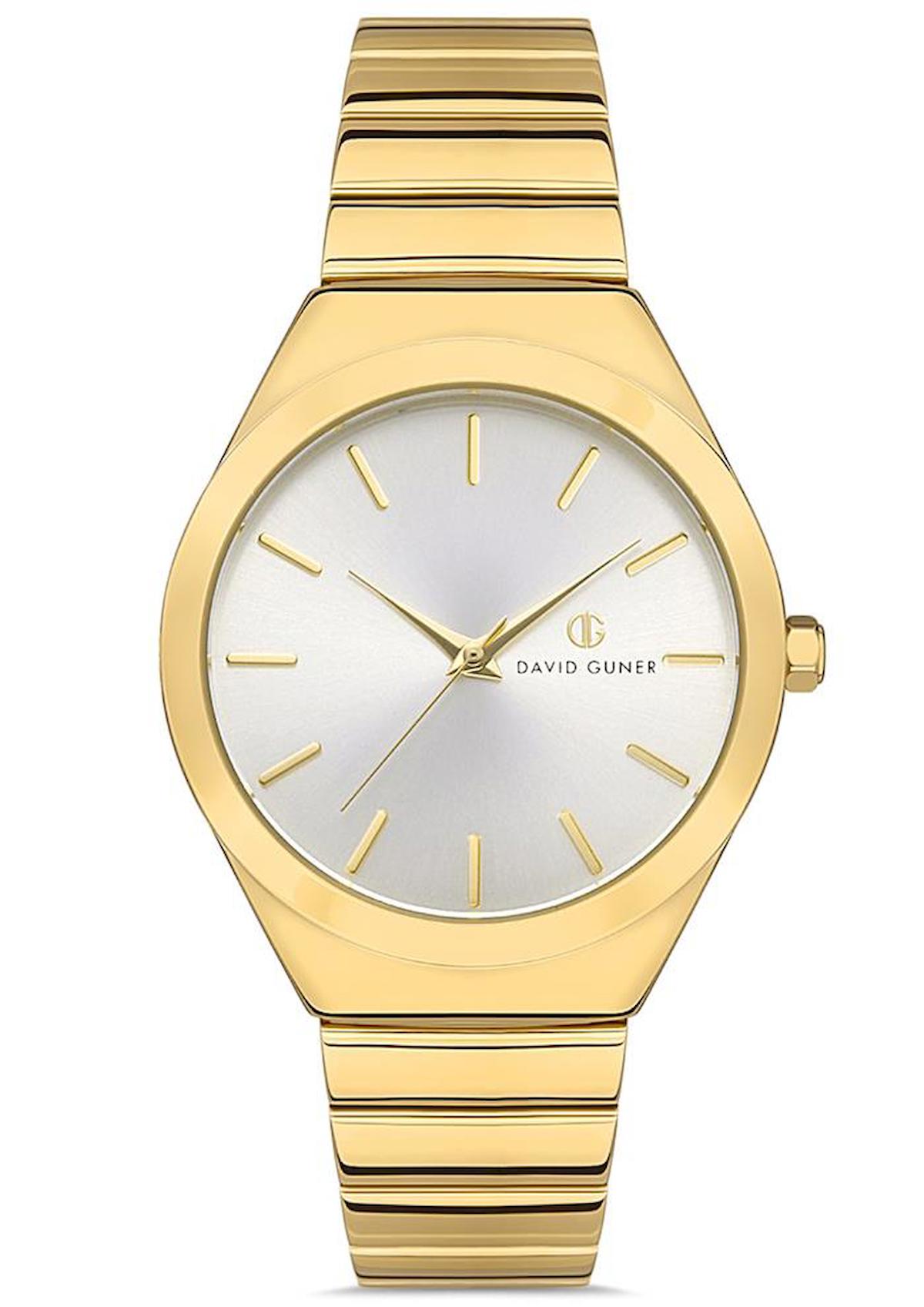 David Guner DG-8095LA-B1 37 mm Altın Çelik Kordon Analog Kadın Kol Saati