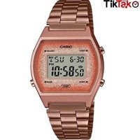 Casio B640WC-5ADF Takvimli 35 mm Bronz Çelik Kordon Analog Kadın Kol Saati