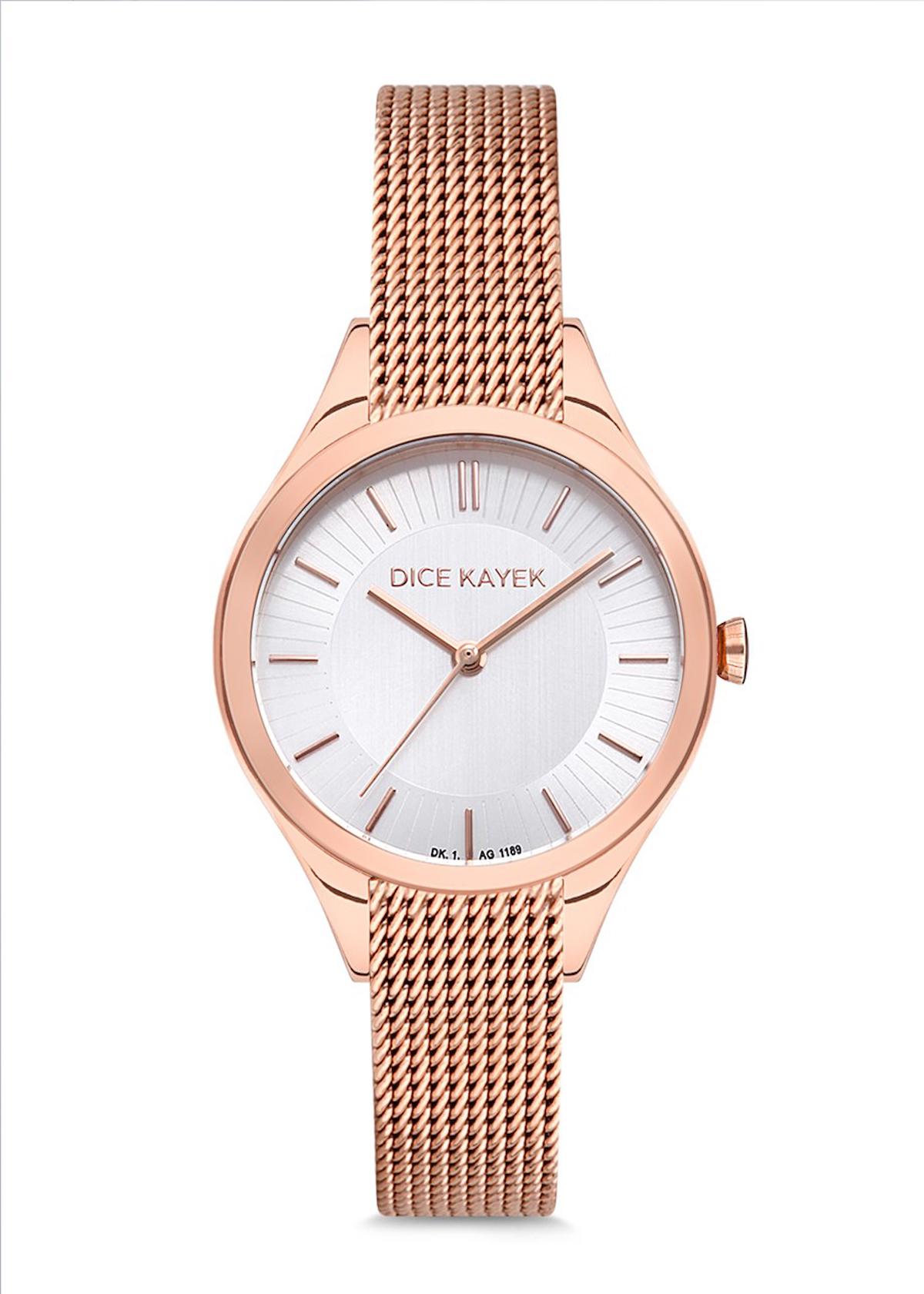 Dice Kayek DK.1.AG1189.11 36 mm Rose Gold Çelik Kordon Analog Kadın Kol Saati