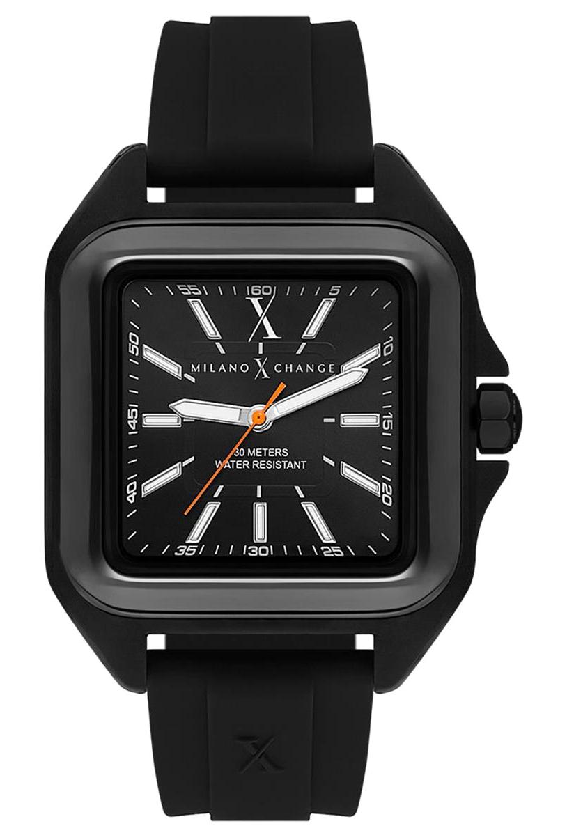Milano X Change MXU10002 38 mm Siyah Silikon Kordon Analog Kadın Kol Saati
