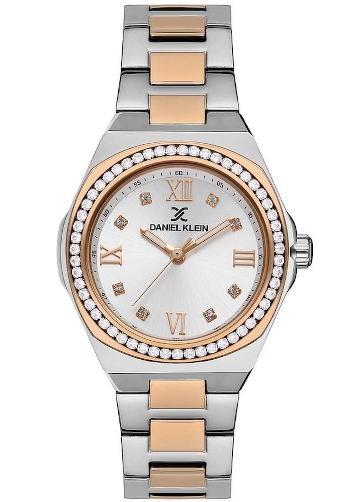 Daniel Klein DKE.1.10434.5 34 mm Altın Çelik Kordon Analog Kadın Kol Saati