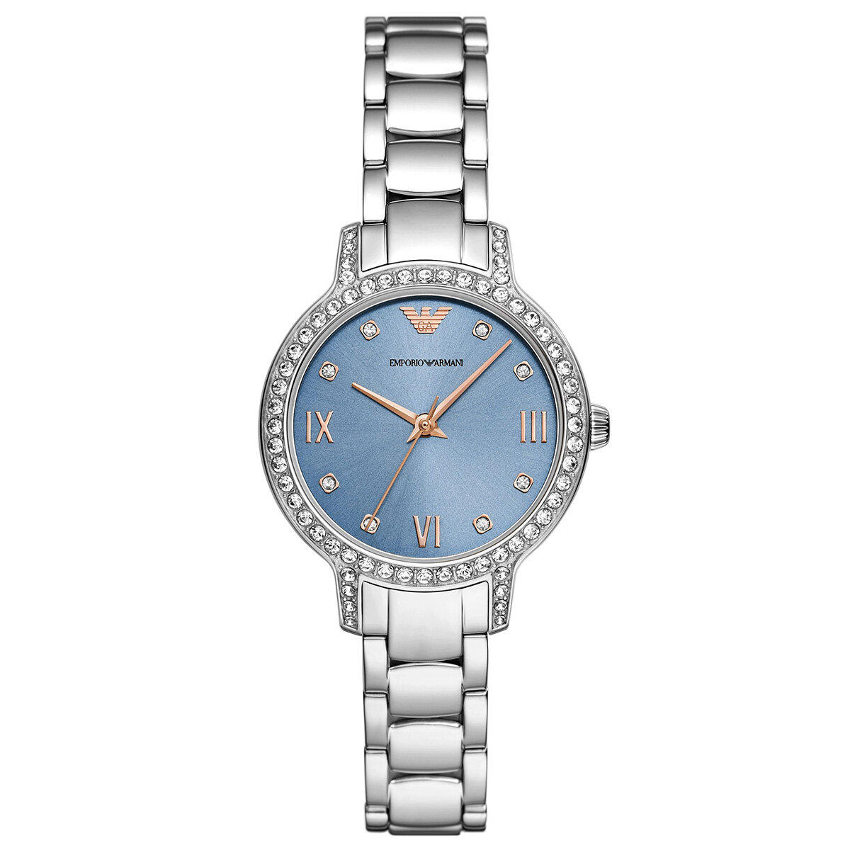 Emporio Armani AR11585 32 mm Gri Çelik Kordon Analog Kadın Kol Saati