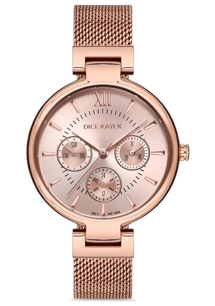 Dice Kayek DK.1.AG1204.02 34 mm Rose Gold Çelik Kordon Analog Kadın Kol Saati