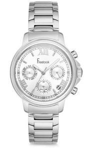 Freelook F.11.1004.01 38 mm Gri Çelik Kordon Analog Kadın Kol Saati