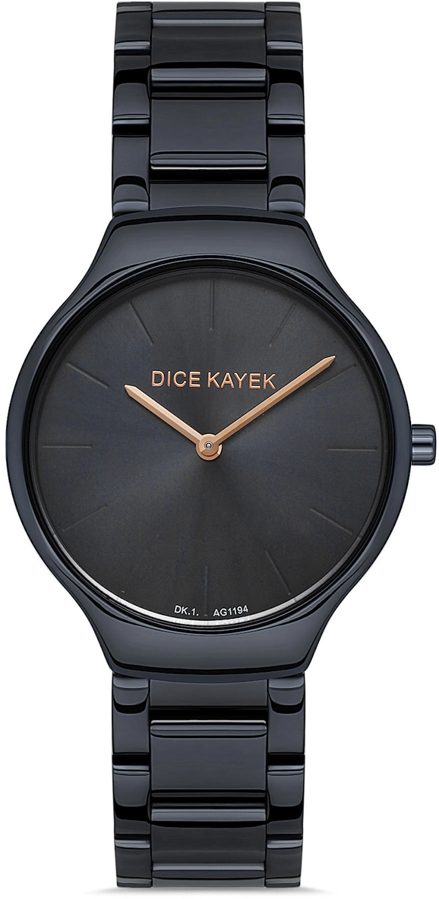 Dice Kayek DK.1.AG1194.08 34 mm Siyah Metal Kordon Analog Kadın Kol Saati