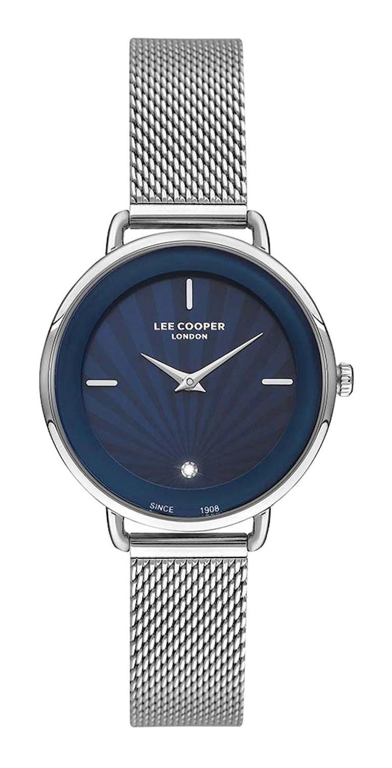 Lee Cooper LC07400.390 40 mm Gri Plastik Kordon Analog Kadın Kol Saati