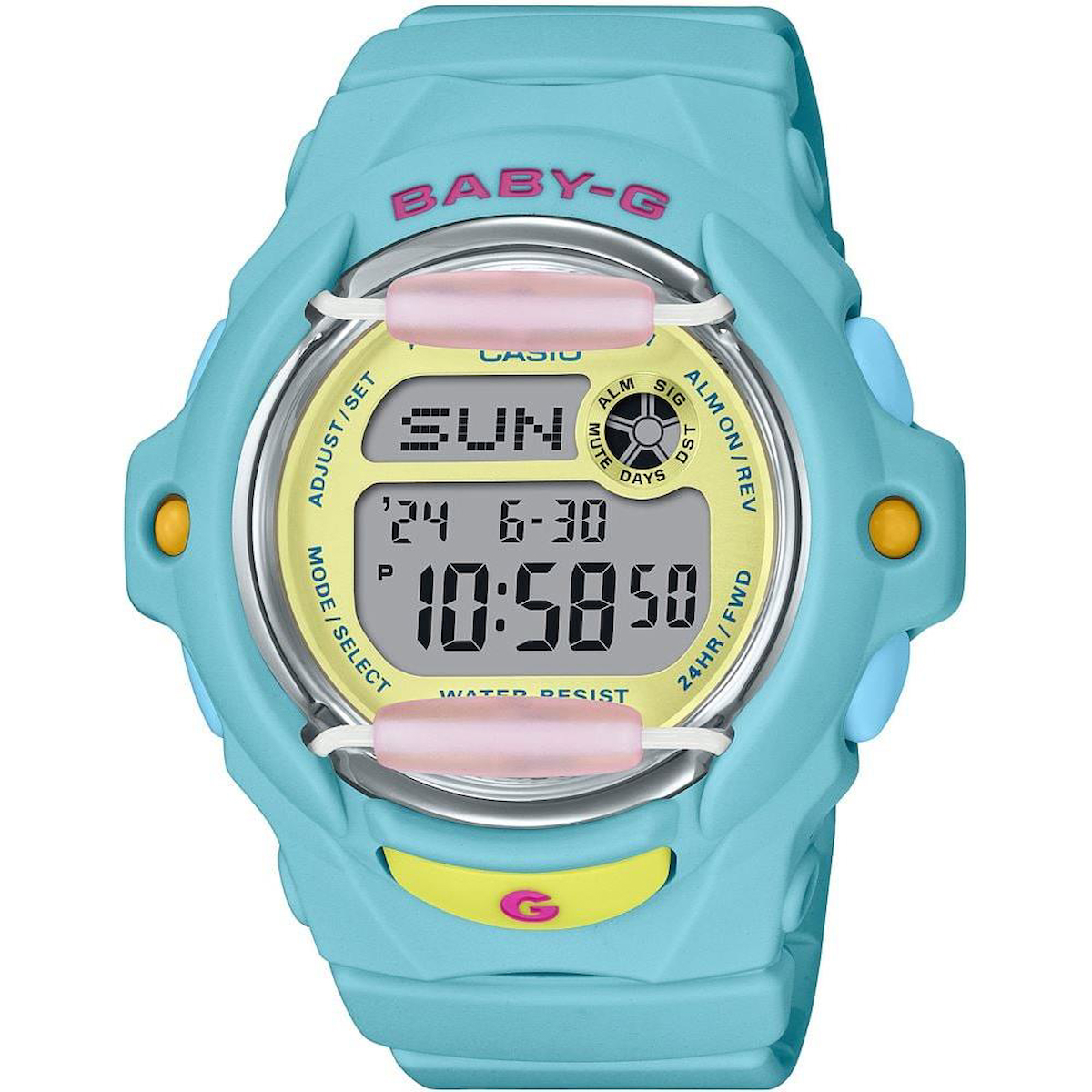 Casio BABY-G BG-169PB-2DR Takvimli 42.6 mm Mavi Silikon Kordon Analog Kadın Kol Saati