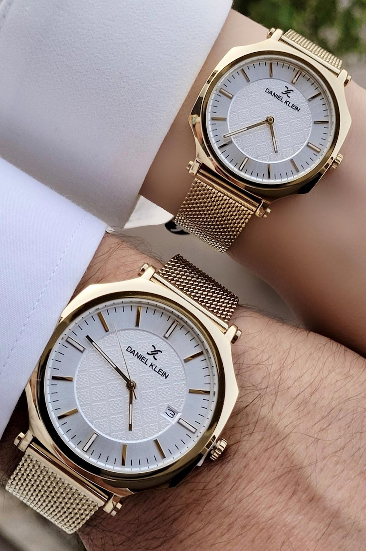 Daniel Klein DKISTE537 35 mm Altın Çelik Kordon Analog Kadın Kol Saati