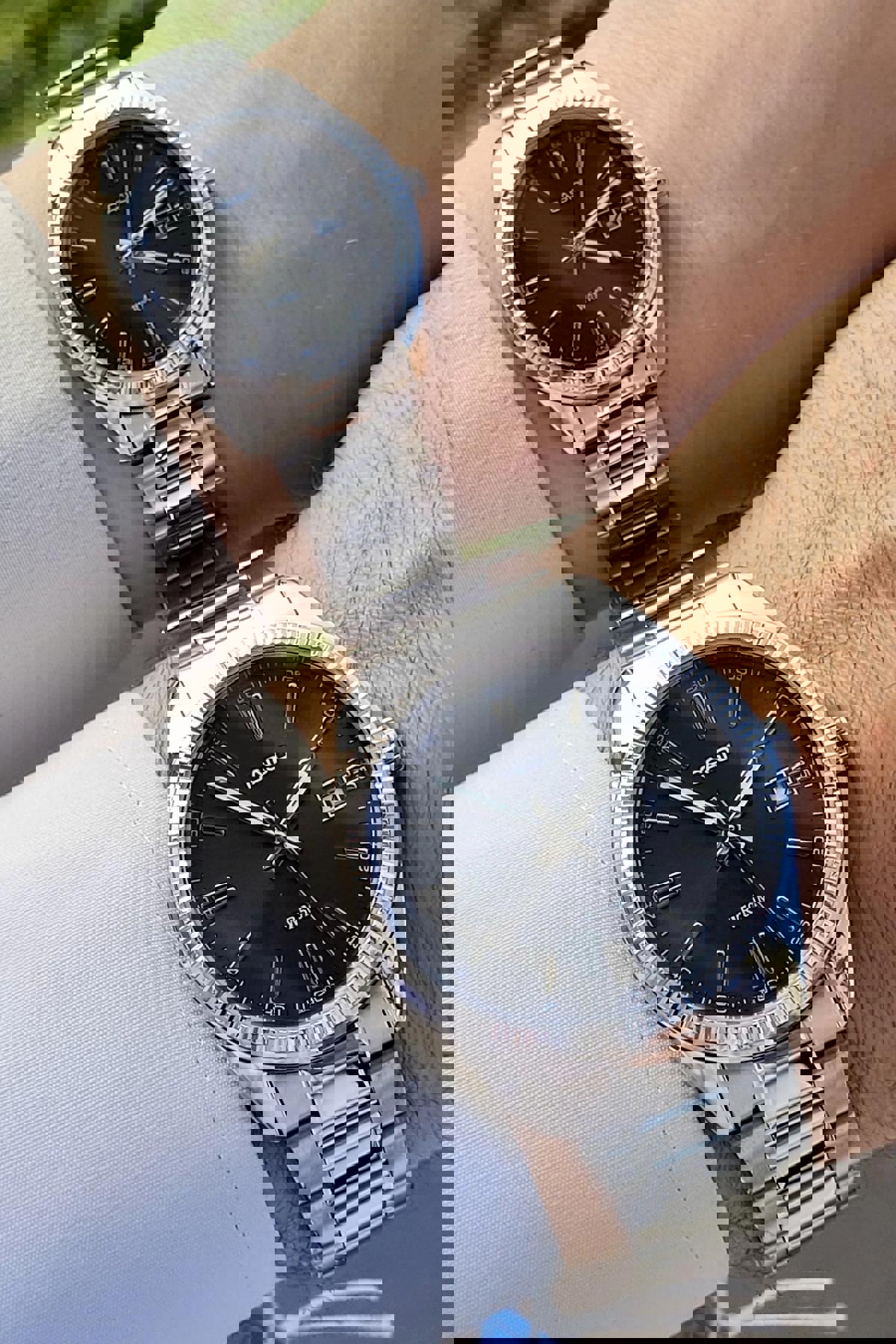 Casio CSISTE54 Takvimli 30 mm Gri Çelik Kordon Analog Kadın Kol Saati
