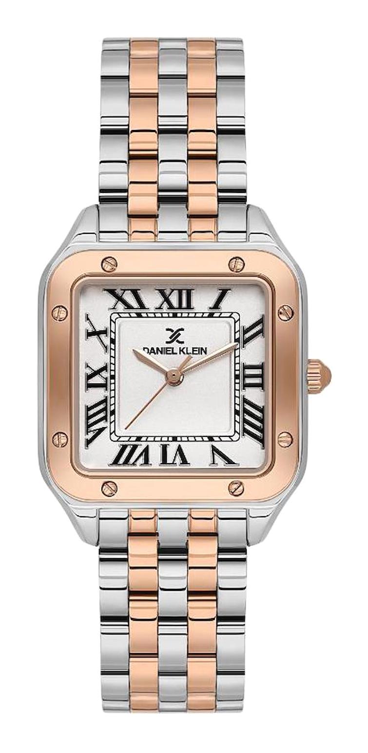 Daniel Klein DKE.1.10635-5 29 mm Gri-Rose Gold Metal Kordon Analog Kadın Kol Saati