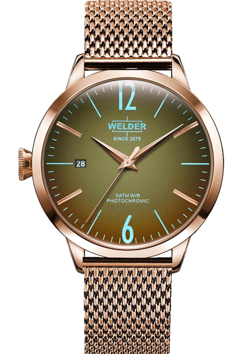 Welder Watch WRC625 Takvimli 38 mm Rose Gold Çelik Kordon Analog Kadın Kol Saati