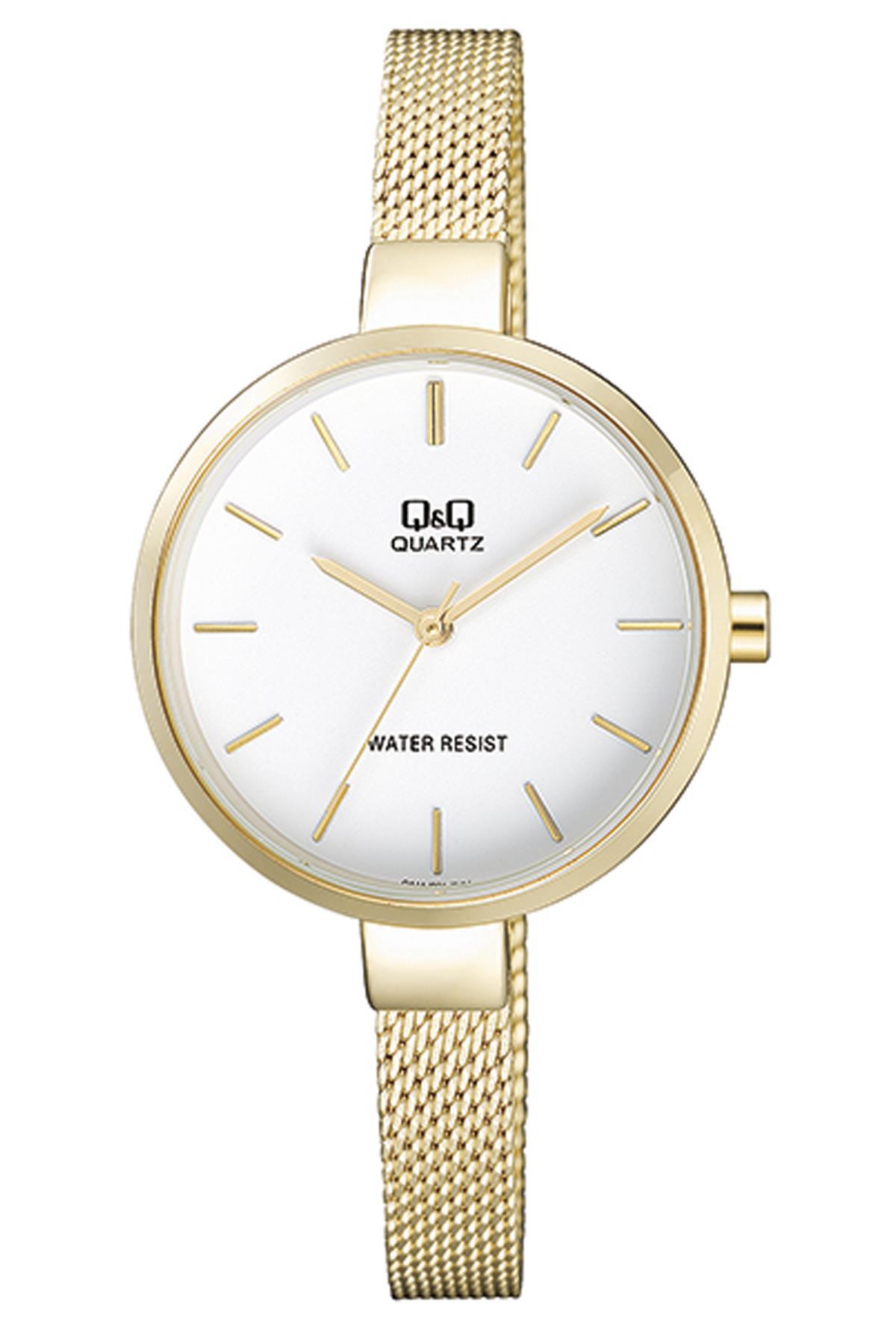 Q&Q 3G883 36 mm Altın Metal Kordon Analog Kadın Kol Saati