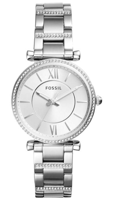 Fossil FES4341 36 mm Gri Çelik Kordon Analog Kadın Kol Saati