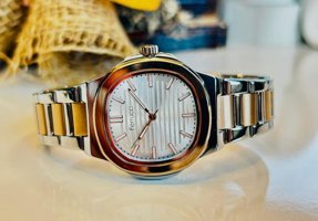 Ferrucci FC.1022.14103M.04 33 mm Gri-Rose Gold Çelik-Hasır Kordon Analog Kadın Kol Saati