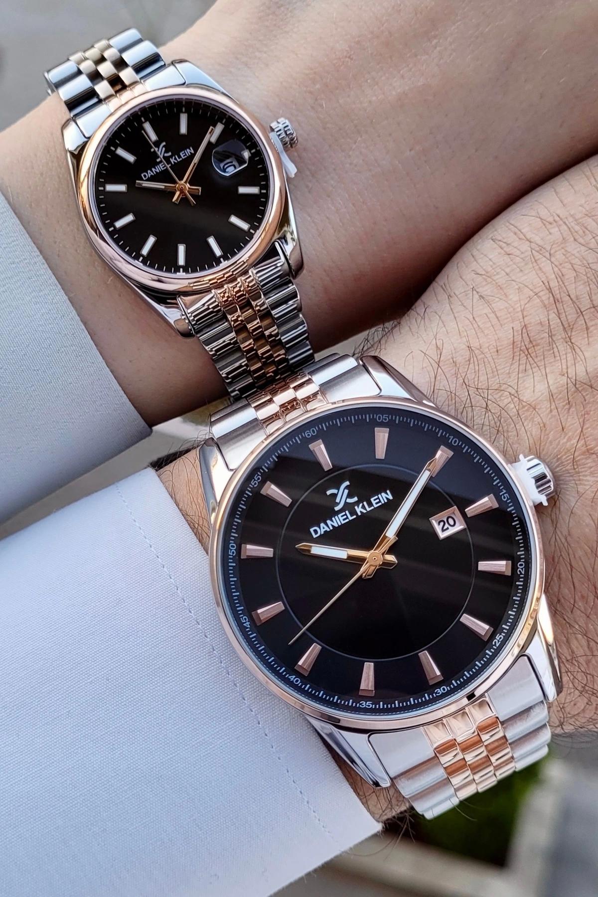 Daniel Klein DKISTE1045 Gri-Rose Gold Çelik Kordon Analog Kadın Kol Saati