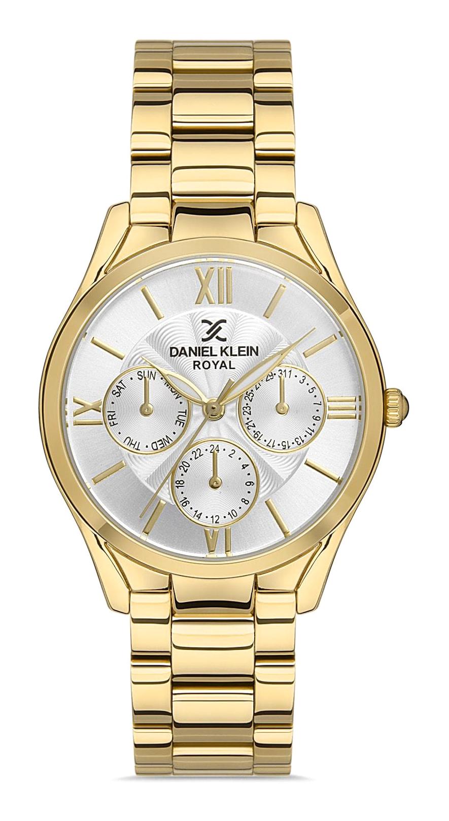 Daniel Klein DK.FT.1.197 31-35 mm Altın Çelik Kordon Analog Kadın Kol Saati