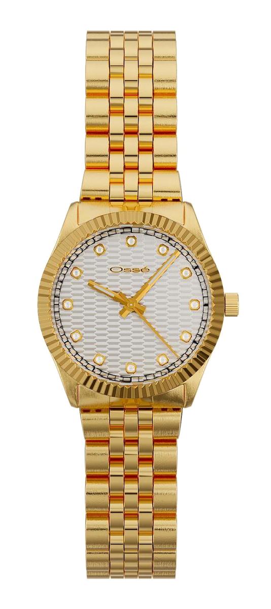 Osse OSW10117 35 mm Altın Metal Kordon Analog Kadın Kol Saati