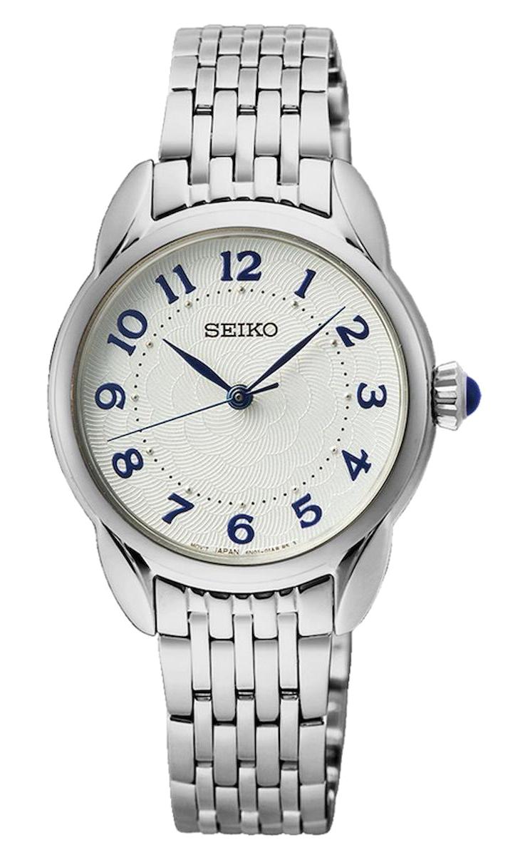 Seiko SUR561P 28 mm Gri Çelik Kordon Analog Kadın Kol Saati