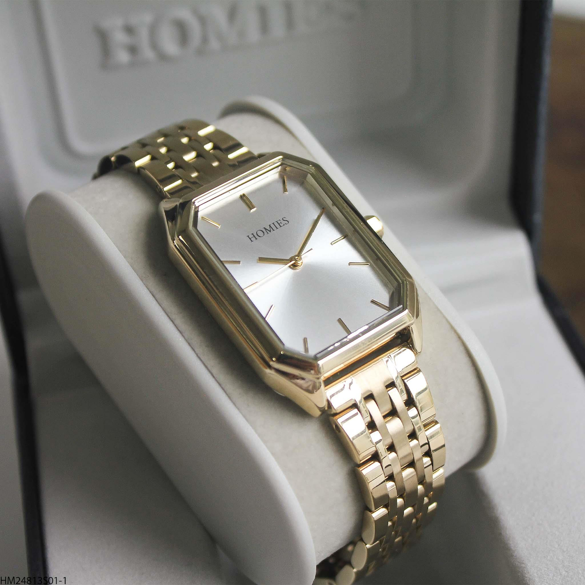 Homies HM24813S01-1 30 mm Altın Çelik Kordon Analog Kadın Kol Saati