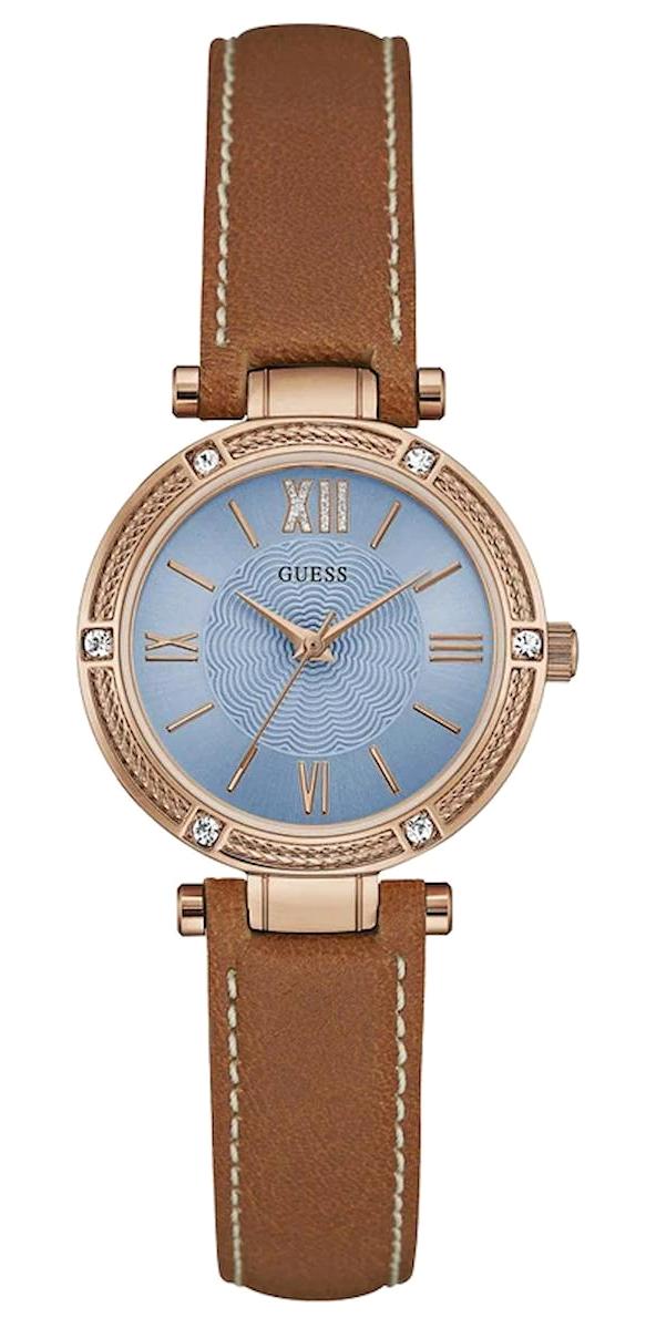 Guess GUW0838L2 36 mm Kahverengi Deri Kordon Analog Kadın Kol Saati