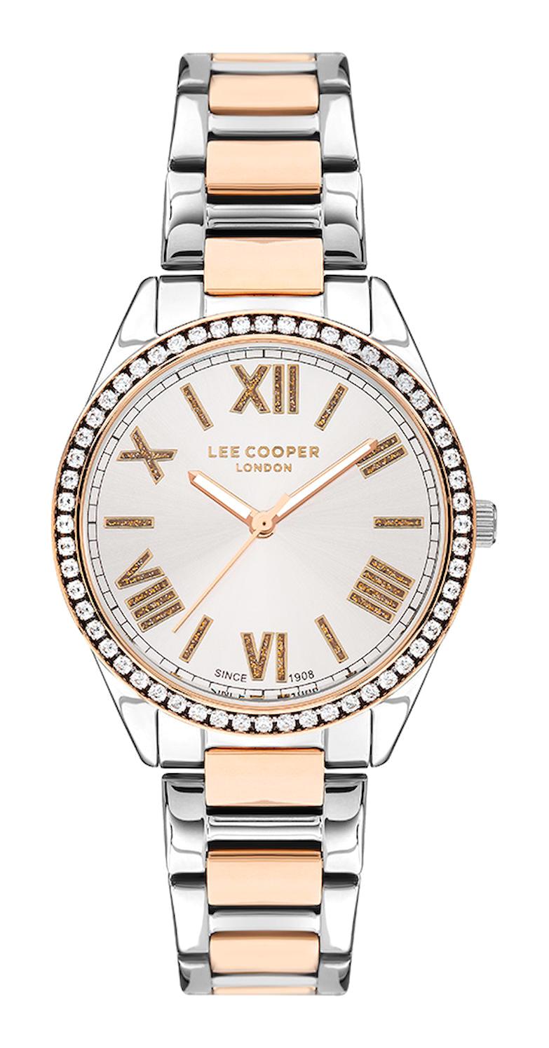 Lee Cooper LC07435.530 36 mm Rose Gold Plastik Kordon Analog Kadın Kol Saati