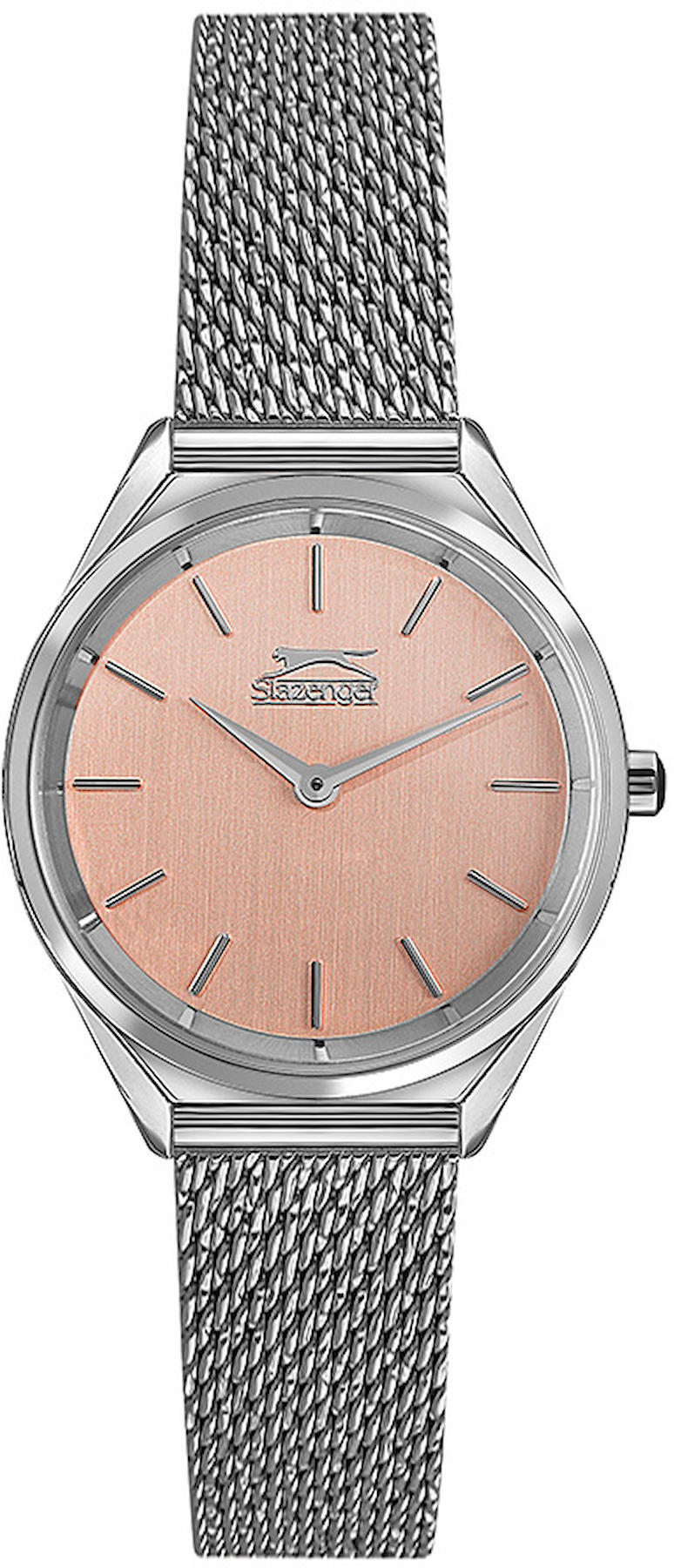 Slazenger SL.09.1852.3.06 32 mm Gri Çelik Kordon Analog Kadın Kol Saati