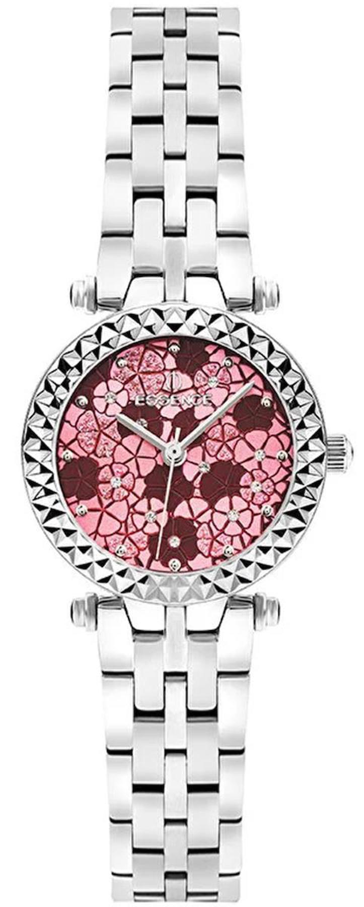 Essence D1139.380 27 mm Gri Çelik Kordon Analog Kadın Kol Saati