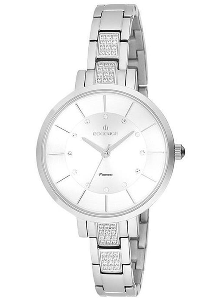 Essence D1032.330 37 mm Gri Çelik Kordon Analog Kadın Kol Saati