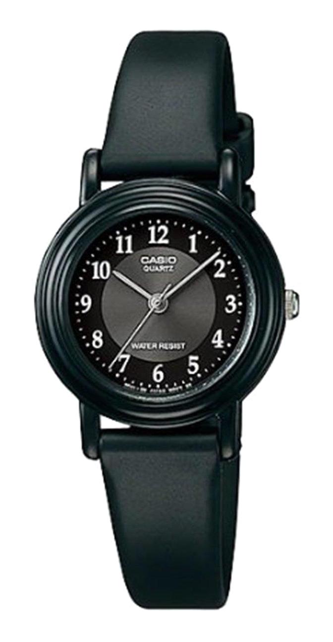 Casio LQ-139AMV-1B3LDF 25.2 mm Siyah Deri Kordon Analog Kadın Kol Saati
