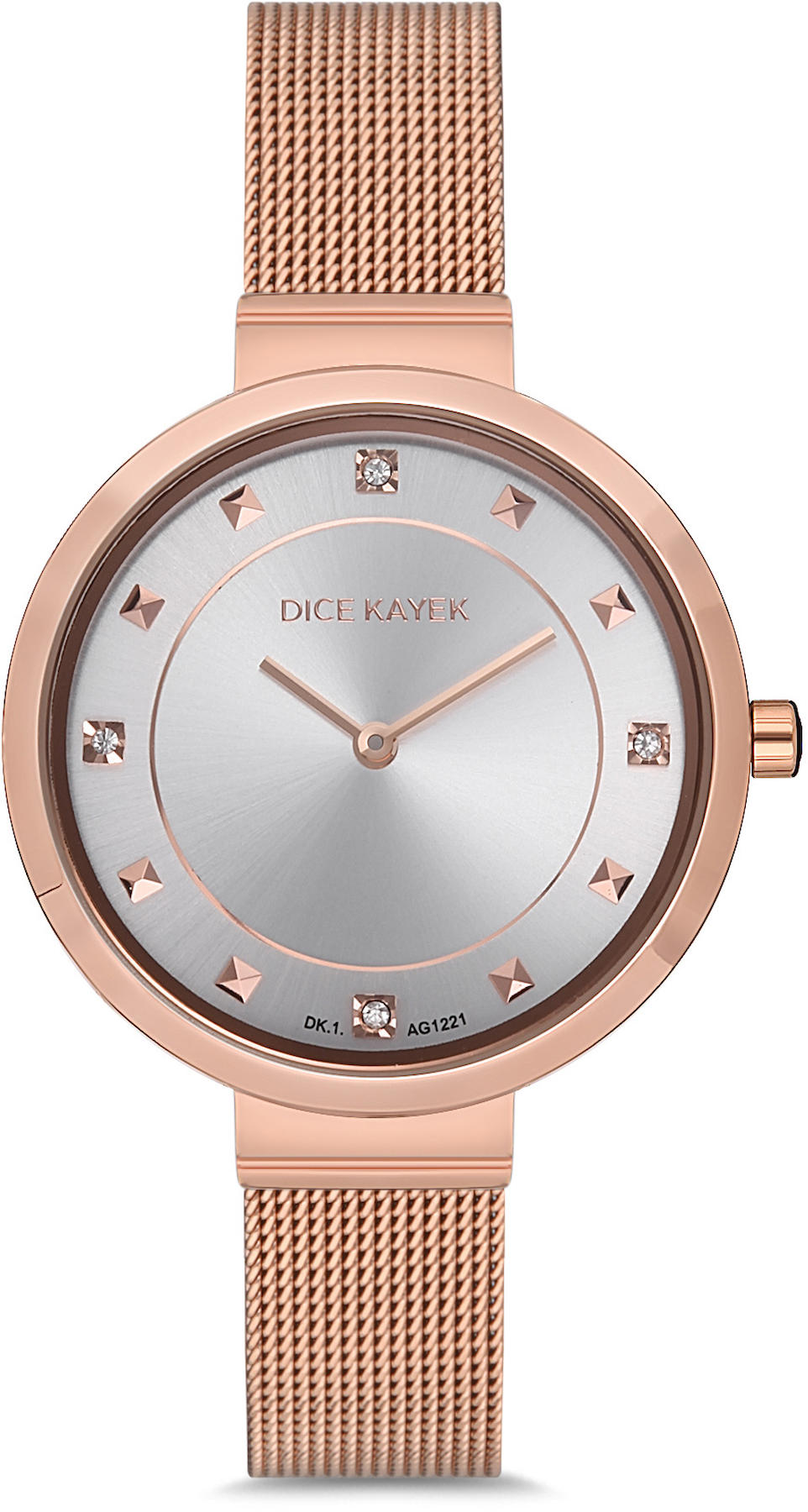Dice Kayek DK.1.AG1221.01 33 mm Rose Gold Metal Kordon Analog Kadın Kol Saati