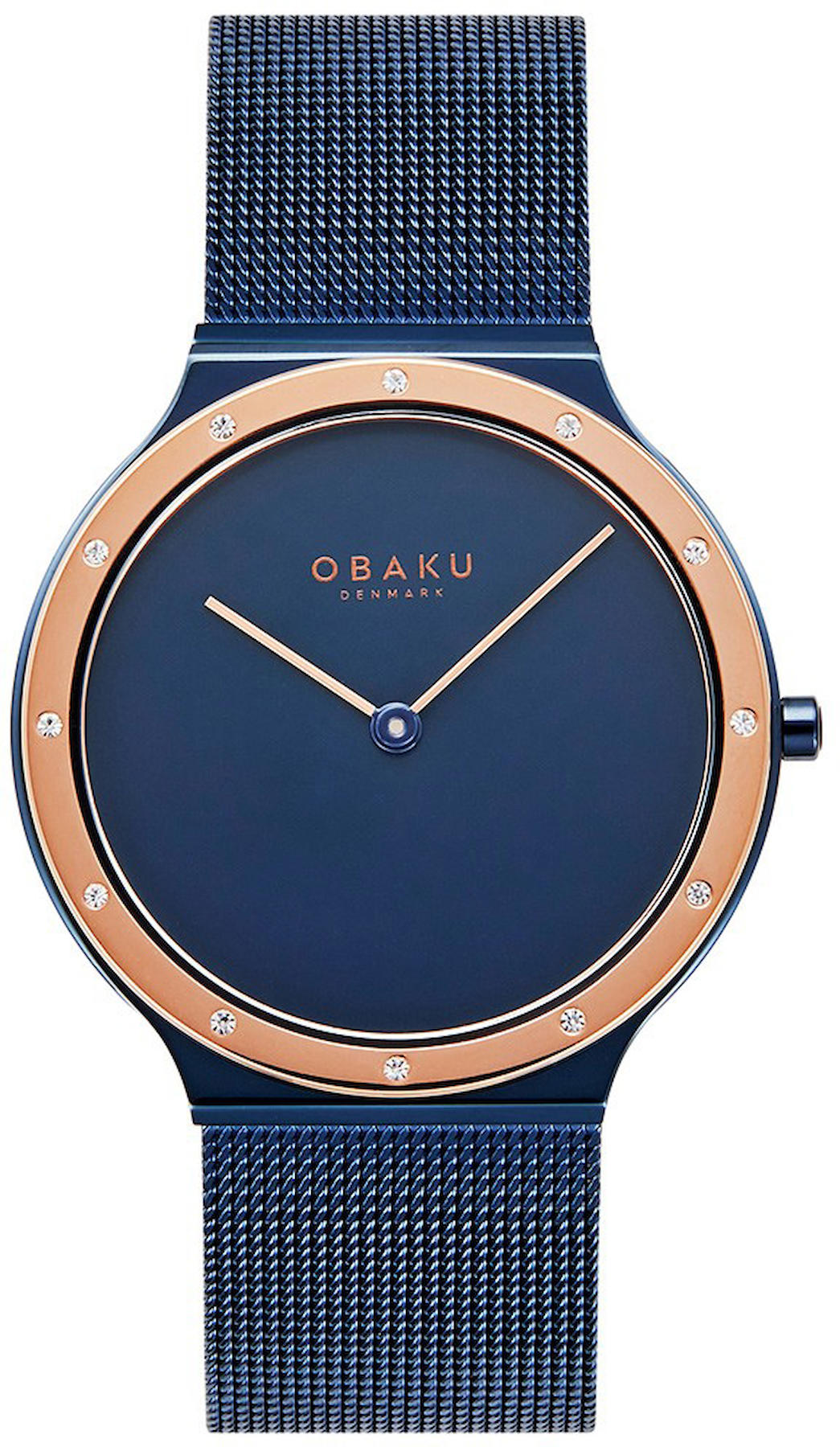 Obaku Denmark V285LESLML 33 mm Lacivert Çelik Kordon Analog Kadın Kol Saati