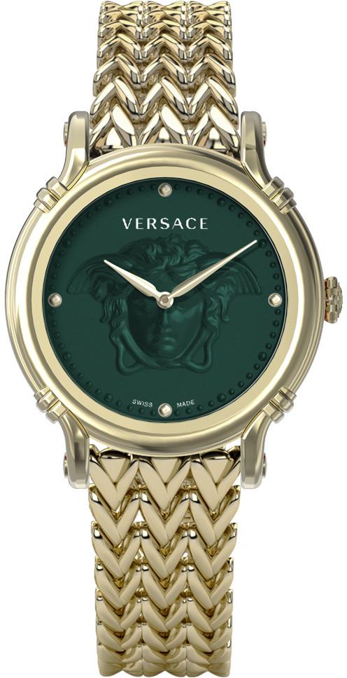 Versace VRSCVEPN00820 34 mm Altın Çelik Kordon Analog Kadın Kol Saati