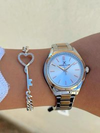 Daniel Klein DK.FT.1.380 31-35 mm Gri-Rose Gold Çelik Kordon Analog Kadın Kol Saati