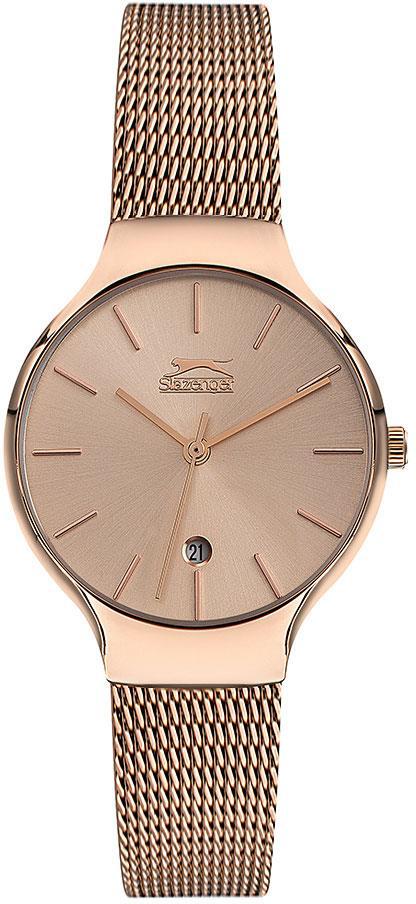 Slazenger SL.09.1875.3.02 Takvimli 32 mm Rose Gold Metal Kordon Analog Kadın Kol Saati