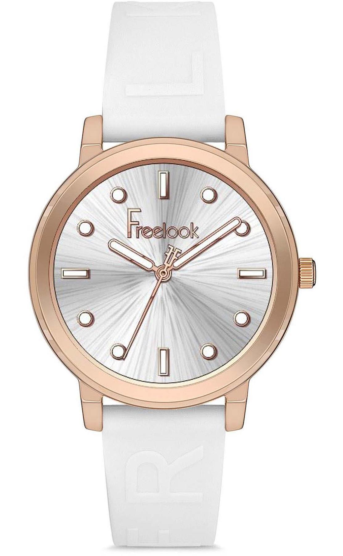 Freelook FL.1.10158.3 34 mm Beyaz Silikon Kordon Analog Kadın Kol Saati