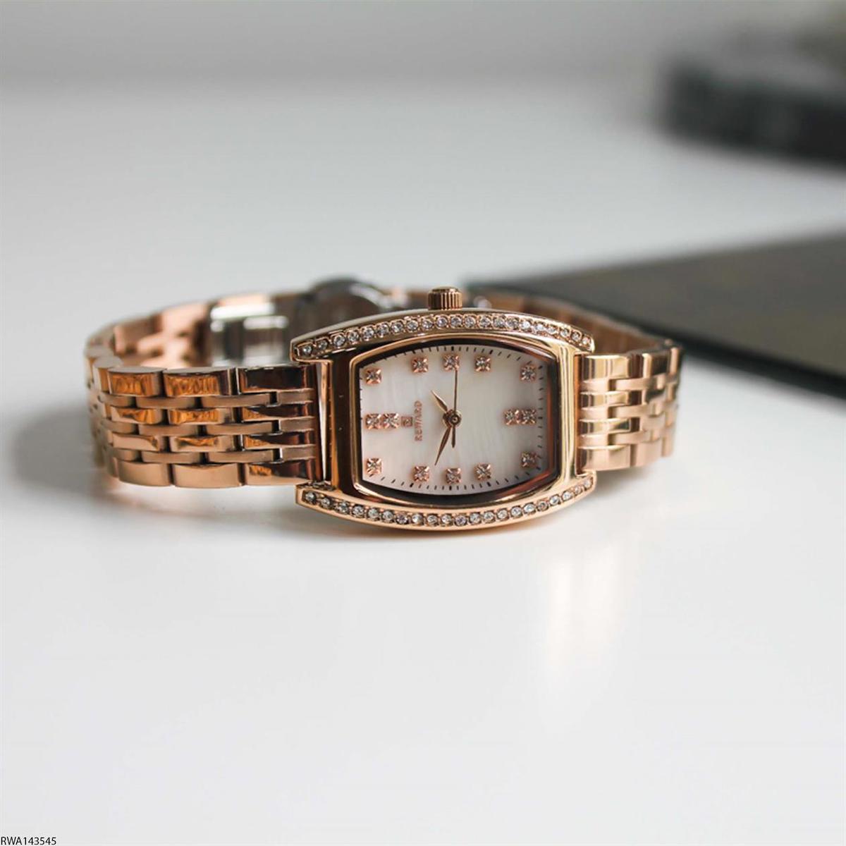 Reward RWA143545 28 mm Rose Gold Çelik Kordon Analog Kadın Kol Saati