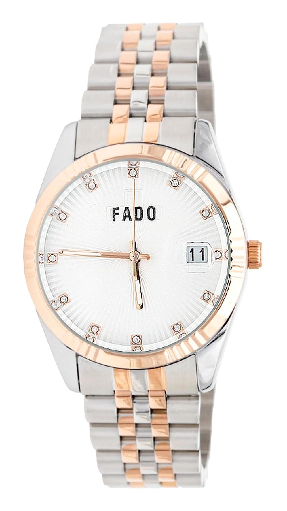 Q&Q 0172 41 mm Altın-Gri Çelik Kordon Analog Kadın Kol Saati