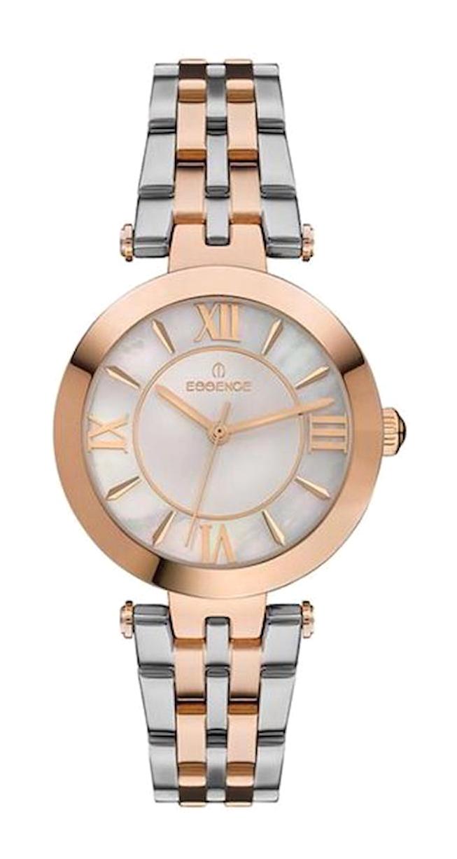 Essence ES6674FE.520 35 mm Gri-Rose Gold Metal Kordon Analog Kadın Kol Saati