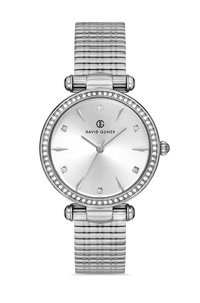 David Guner DG-8311LA-A1 32 mm Gri Çelik Kordon Analog Kadın Kol Saati
