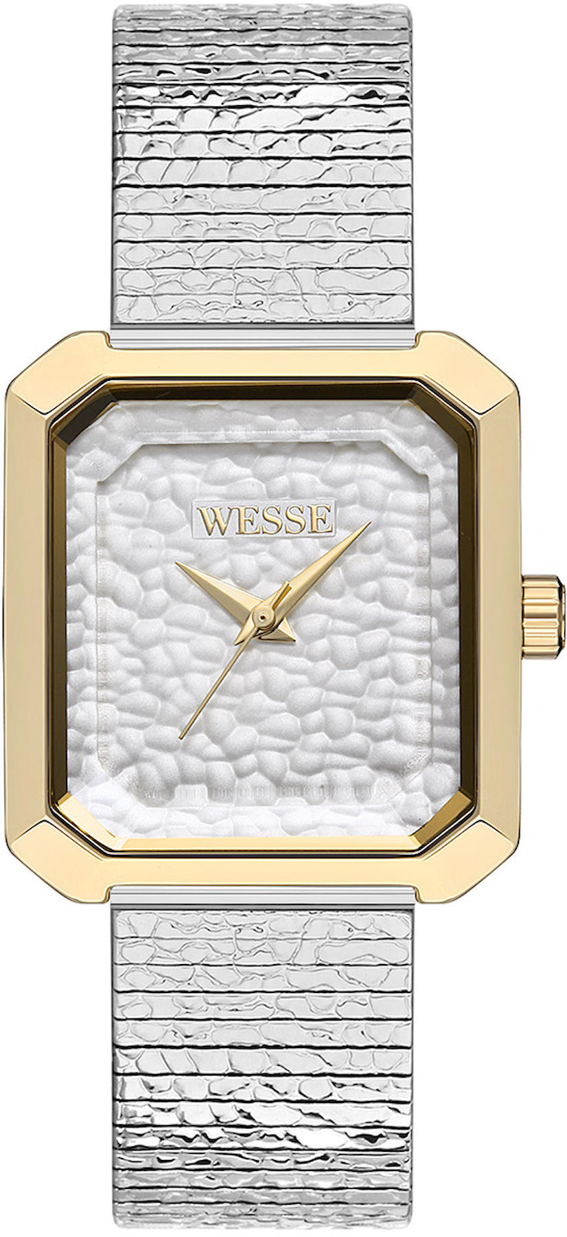 Wesse WWL111403 27 mm Gri Çelik Kordon Analog Kadın Kol Saati