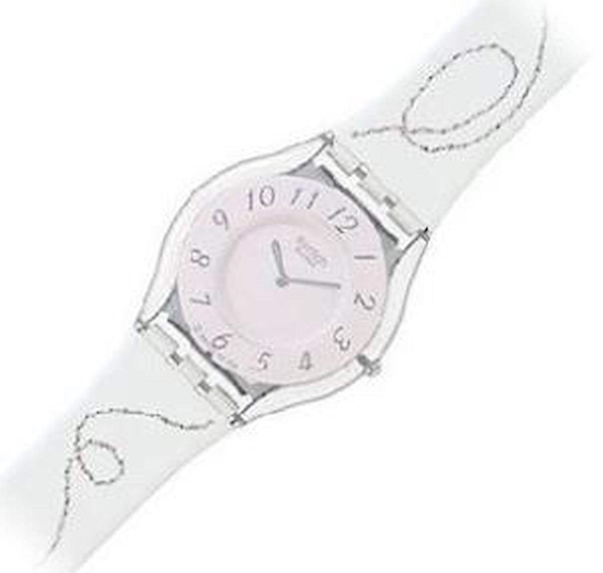 Swatch SFK291 34 mm Beyaz Metal Kordon Analog Kadın Kol Saati
