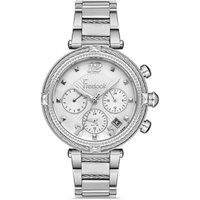 Freelook FL.1.10276.1 Takvimli 38 mm Gri Çelik Kordon Analog Kadın Kol Saati